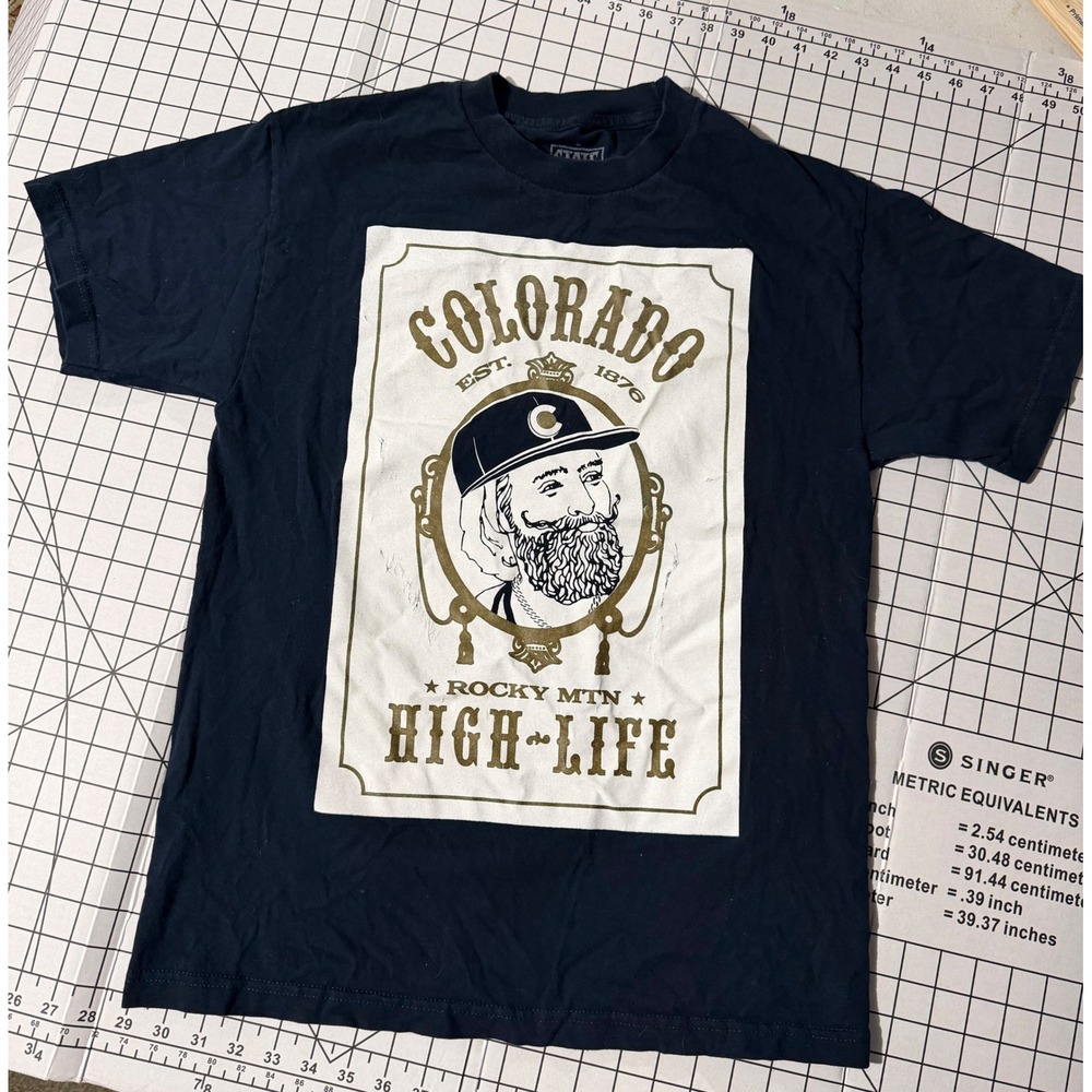 State of Mind Colorado High Life T-shirt size Medium